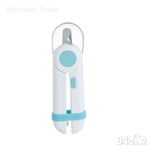 Нокторезачка за домашни любимци Mercado Trade, LED предпазна светлина, Бял