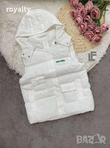 Грейка LFS Basics MustHaves White 9905, снимка 2 - Елеци - 52838031