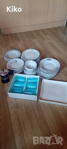 Чаши,чинии, кафеварка - всичко за 20 лв., снимка 2 - Чинии - 52910842