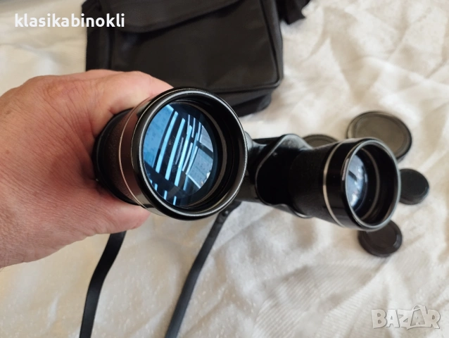 ПРОМО ТОП Японски Ловен Бинокъл-7Х50-Hilkinson-КАТО НОВ, снимка 8 - Екипировка - 53969057