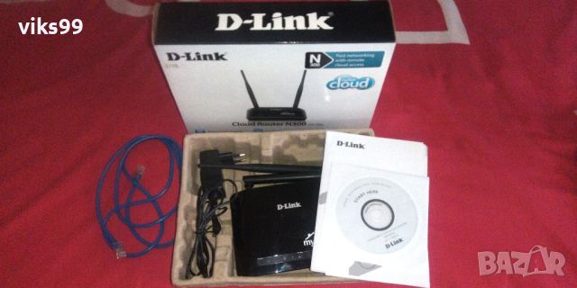 WiFi Рутер D-Link DIR-605L 300 Mbps, снимка 2 - Рутери - 44395452