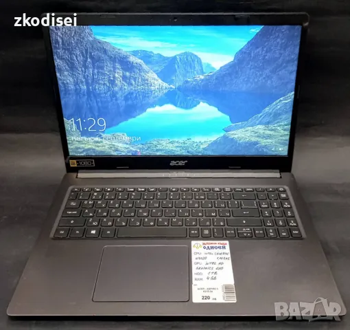 Лаптоп ACER - ASPIRE 3 A315-34, снимка 2 - Лаптопи за дома - 47157532