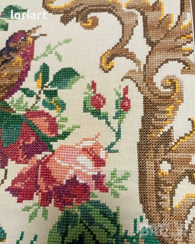 Винтидж гоблен, снимка 3 - Антикварни и старинни предмети - 53169079