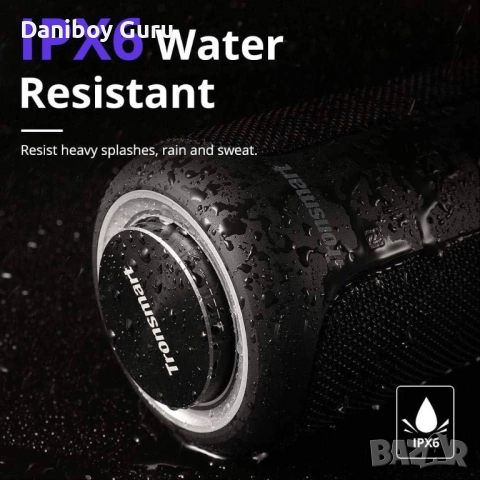 Tronsmart T6 Plus Upgraded, ултра премиум 40W Bluetooth високоговорител, силен 360 HD съраунд звук, , снимка 4 - Bluetooth тонколони - 52747352