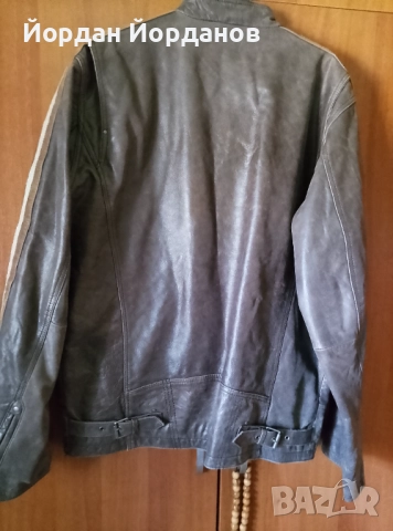 Кожено яке, снимка 3 - Якета - 43117116