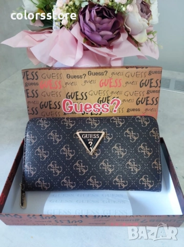Кафяво портмоне Guess/SG90y, снимка 2 - Портфейли, портмонета - 51719138