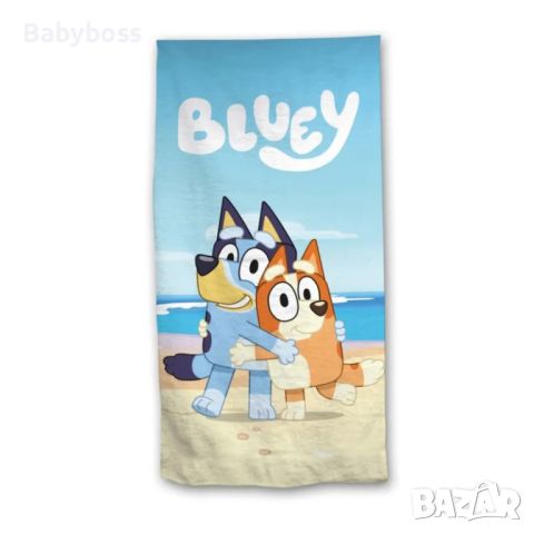 Детска хавлия и пончо за плаж Блуи Bluey, снимка 1 - Хавлии и халати - 46081675