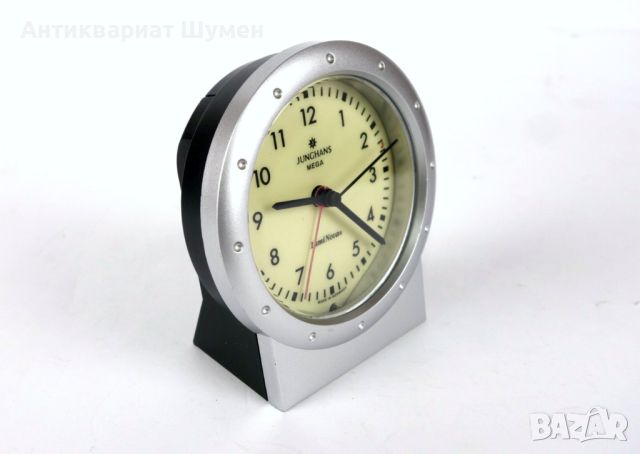 Германски будилник с радиоконтрол JUNGHANS MEGA Lumi Nova / DEF 288 GH, снимка 3 - Други - 46361901