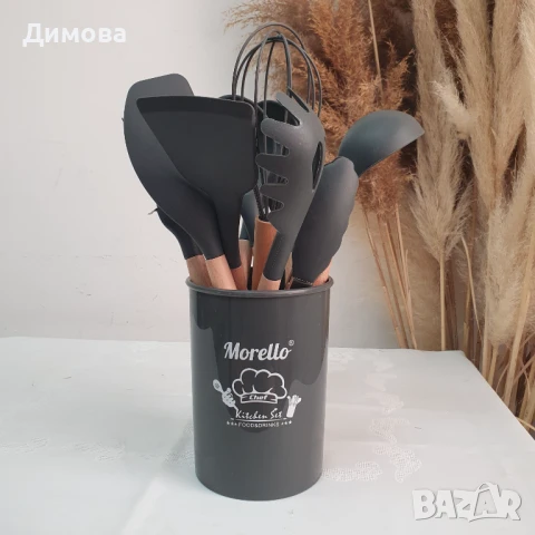 К-т прибори силикон , снимка 3 - Прибори за хранене, готвене и сервиране - 50790673