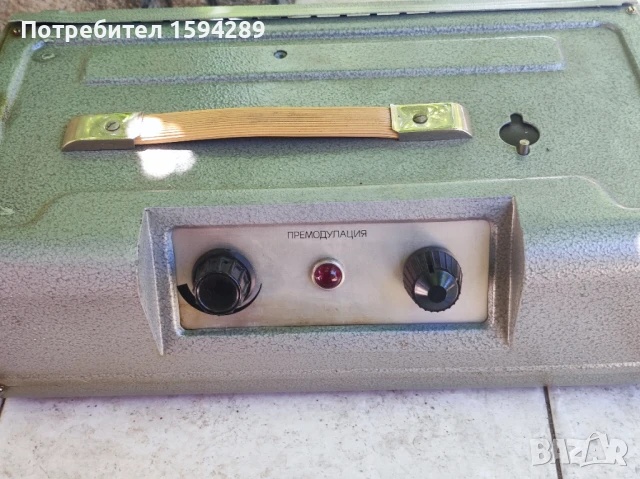 Стар български лампов усилвател Електроакустика Михайловград , снимка 1