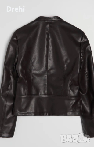 Дамско кожено яке Размер S , снимка 3 - Якета - 54240513
