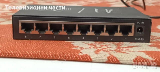 8 Port Gigabit Switch 1000M DC5V-15V , снимка 4 - Суичове - 49857793