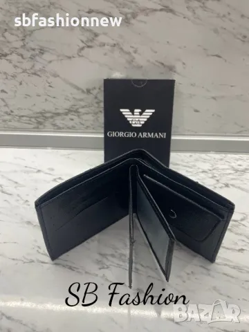 Armani мъжко портмоне в кутия, снимка 2 - Портфейли, портмонета - 48111654