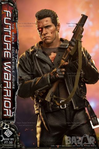 PRESENT TOYS  PT-SP51 1/6 T800 Arnold Warrior Movie Action Figure, снимка 3 - Колекции - 45810584