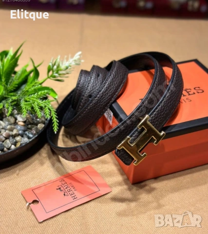 колани от естествена кожа в кутия hermes , снимка 17 - Колани - 53216909