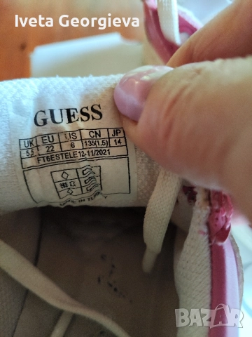 детски розави кецове GUESS, снимка 4 - Детски маратонки - 51630580