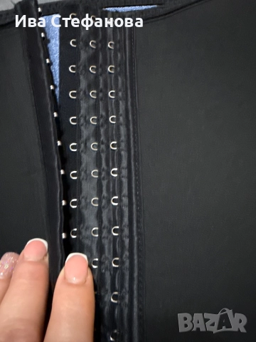 Структуриращ нов оформящ талията черен висока талия  еластичен клин тип корсет , снимка 6 - Клинове - 47294840