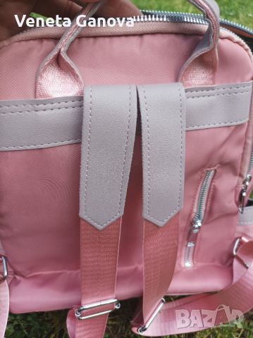 Розова непромокаема раница /чанта,с една преграда, снимка 7 - Раници - 45556898
