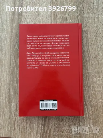 Детска книга Алиса в страната на чудесата, снимка 2 - Детски книжки - 47010538