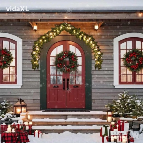 vidaXL Коледен гирлянд с LED лампички, 10 м(SKU:242424), снимка 2 - Други - 52639307