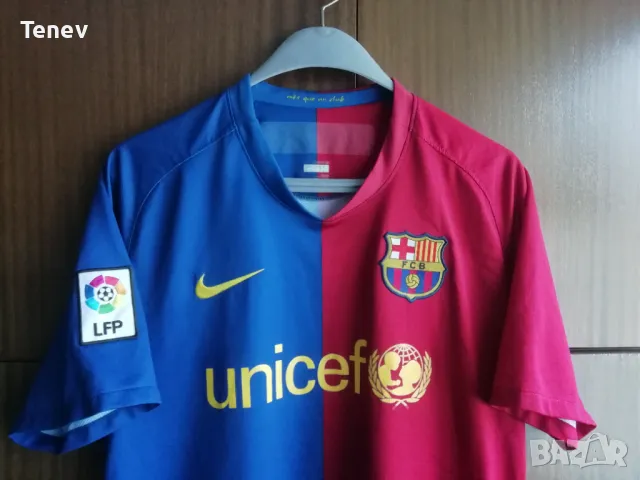 Barcelona Nike 2008/2009 оригинална тениска фланелка Барселона размер М , снимка 3 - Тениски - 47484158