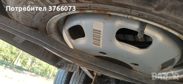 Гума Bridgestone с джанта за дв.гума на Iveco Daily , снимка 2 - Гуми и джанти - 51731350