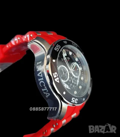 часовник INVICTA Pro Diver SCUBA red, НОВ , снимка 5 - Мъжки - 46857558