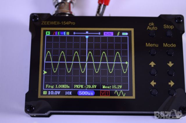 DSO154 Pro малък портативен осцилоскоп 18MHz  40MSa/s Sampling, снимка 1 - Други инструменти - 45145017