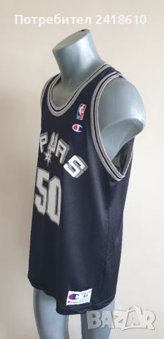 Champion David Robinson #50 San Antonio Spurs Vintage 90S Mens Size 44 - S /M ОРИГИНАЛ! МЪЖКИ Баскет, снимка 6 - Спортни дрехи, екипи - 45996578