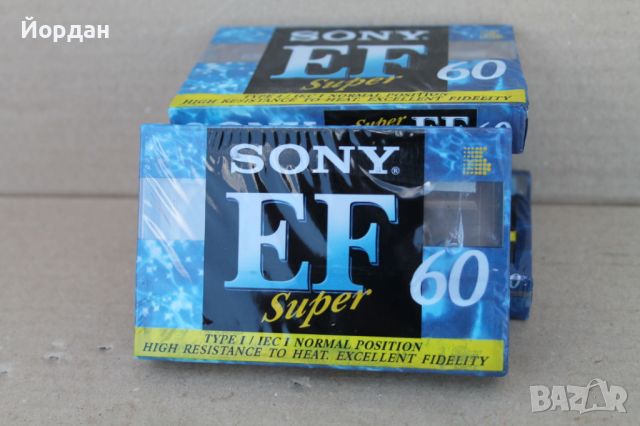 Аудиокасета ''Sony EF 60'', снимка 1 - Аудио касети - 46114246