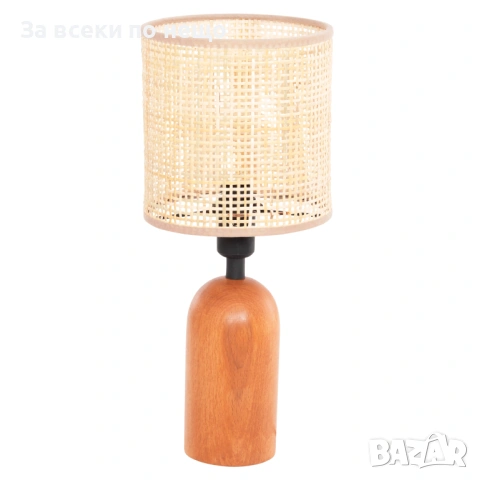 Настолна лампа Лусия - натурал Код P2024, снимка 3 - Настолни лампи - 53937196