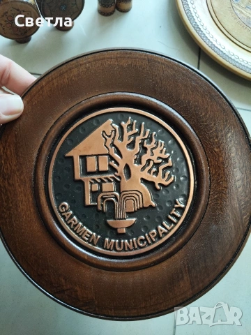 Комплект сувенири от дърво, снимка 5 - Статуетки - 53463351