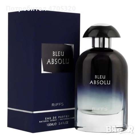 Парфюм Bleu Absolu Riiffs Eau de Parfum 100ml. ✨ Открийте абсолютната сила на аромата с "Bleu Absolu