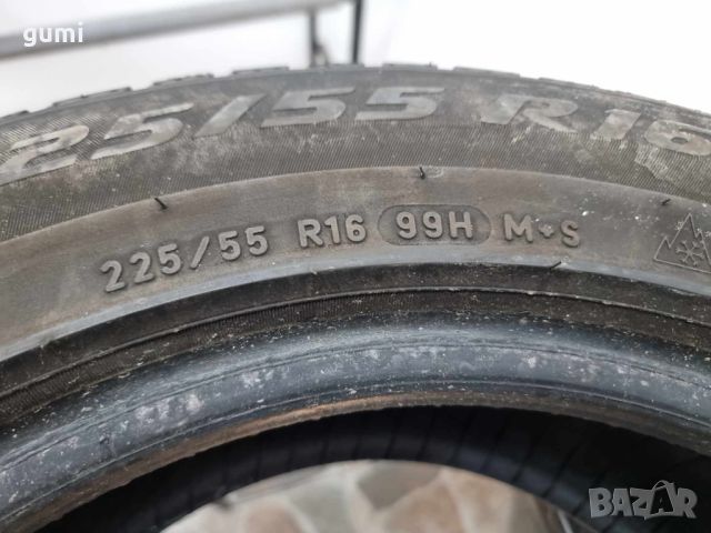 2бр зимни гуми 225/55/16 PIRELLI L01142 , снимка 4 - Гуми и джанти - 46519969