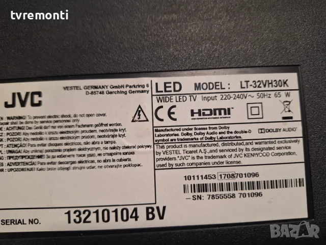 MAIN BOARD ,17MB140 for 32 inc DISPLAY VES315WNDS-2D-N14 for JVC LT-32VH30K, снимка 5 - Части и Платки - 47070490