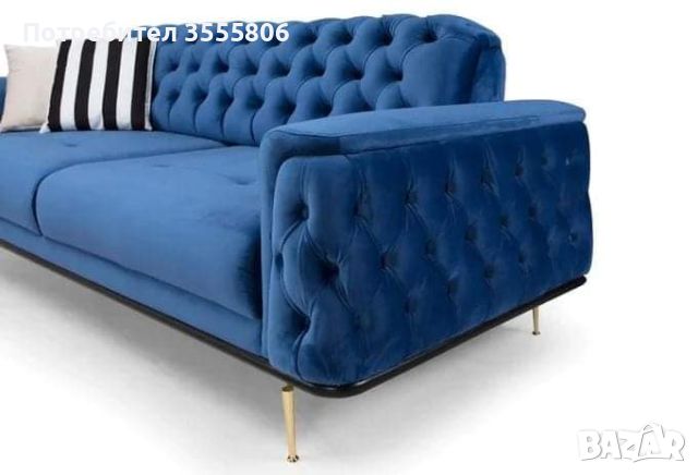Tриместен диван Емилия, снимка 1 - Дивани и мека мебел - 45522056