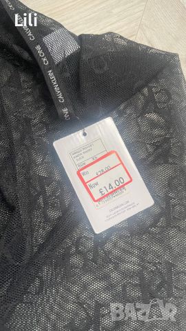 Calvin Klein дантелен клин размер XS нов, снимка 4 - Бельо - 46169881