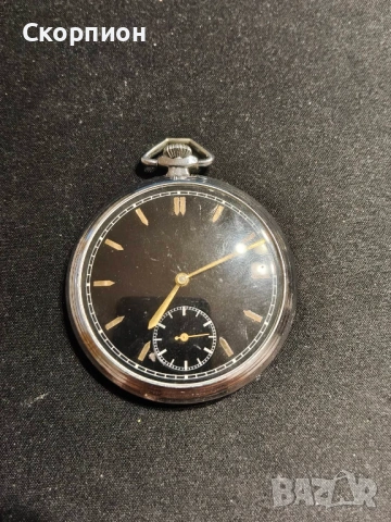 Швейцарски джобен часовник - RW METAL HROME- 17 RUBIS, снимка 2 - Джобни - 49418171