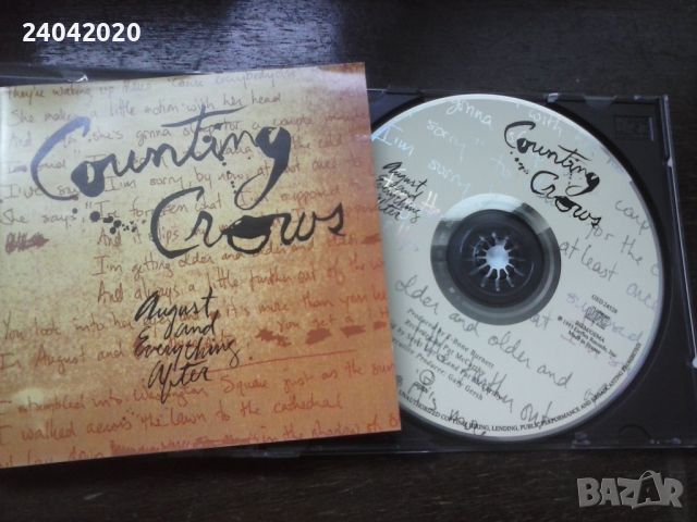 Counting Crows – August And Everything After оригинален диск, снимка 1 - CD дискове - 46556608