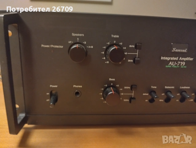 Sansui AU 719, снимка 4 - Ресийвъри, усилватели, смесителни пултове - 53193747
