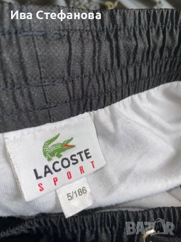 Оригинално ново  черно долнище Lacoste Лакоста, снимка 7 - Спортни дрехи, екипи - 45529823