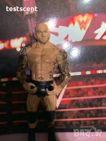 Екшън фигура WWE Батиста Batista Dave Bautista WWE Mattel Basic figure играчка, снимка 6 - Колекции - 49152031