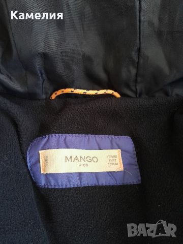 Синьо яке Mango, 11г., снимка 3 - Детски якета и елеци - 46009631