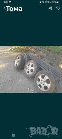 4 джанти Opel с зимни гуми Kumho, снимка 1 - Гуми и джанти - 46290246