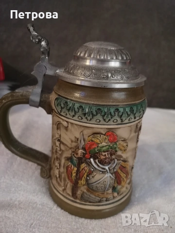 релефна халба за бира , снимка 3 - Антикварни и старинни предмети - 53716486