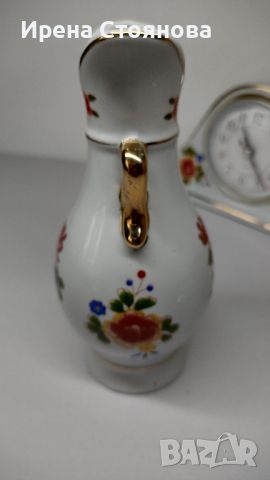 Винтидж сет часовник, ваза и пепелник Mille Fleur Kollektion, Germany. Ново в оригинална опаковка, снимка 15 - Декорация за дома - 46053838