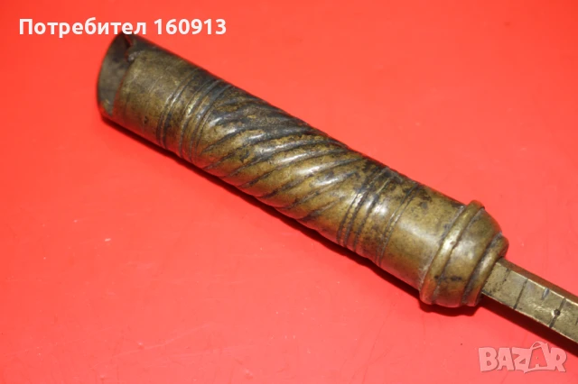 Османски балкански дозатор за барут за кремъчни капсулни пушки пищови., снимка 4 - Антикварни и старинни предмети - 51121463