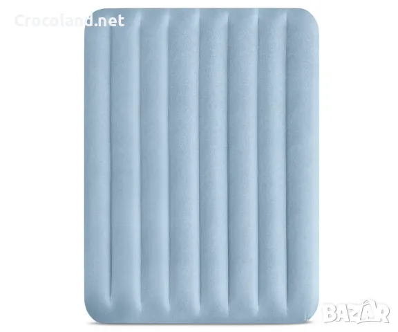 Надуваем матрак Intex Queen Dura-Beam Plus, USB помпа, 152 x 203 x 36 см, PVC, син, снимка 3 - Надуваеми легла - 50097142