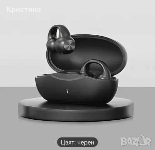 Безжични слушалки bluetooth 5.3, клипс, сензорно управление , снимка 1 - Bluetooth слушалки - 48453571