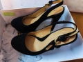 Дамски обувки на висок ток, велур, снимка 3